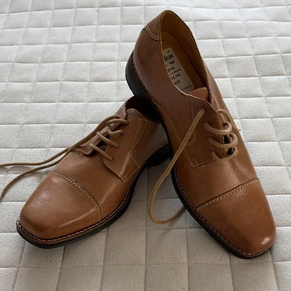 Sandro Moscoloni Men’s Bryan Tan Leather Oxfords
